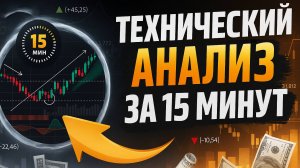 Технический АНАЛИЗ за 15 МИНУТ! Теханализ в ТРЕЙДИНГЕ! ТЕХНИЧЕСКИЙ АНАЛИЗ!