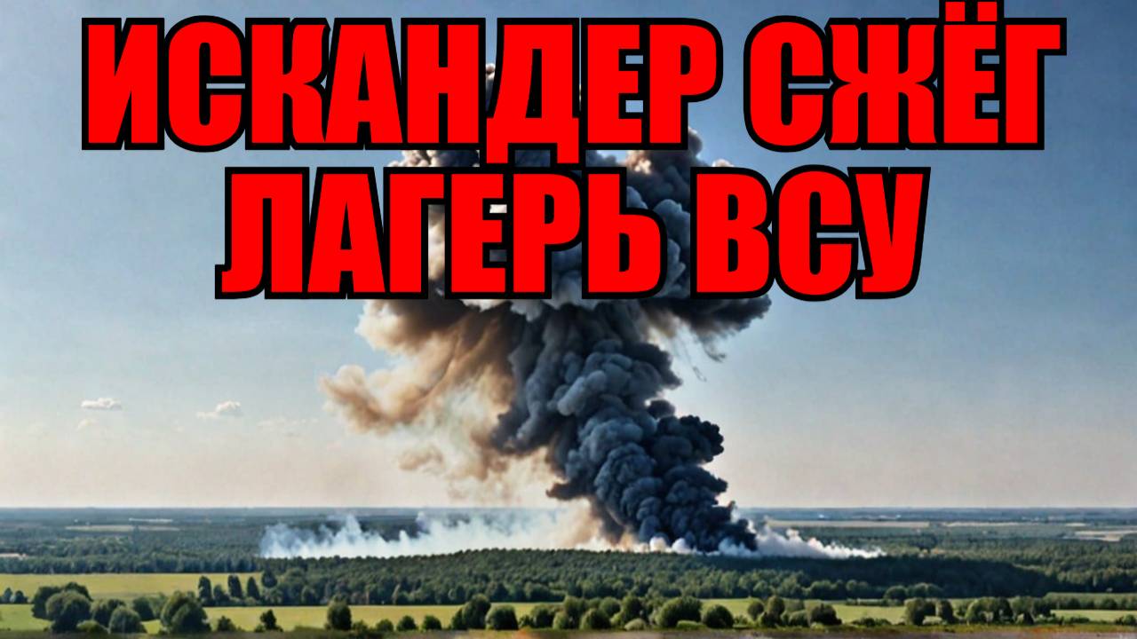 РОССИЮ РАЗОЗЛИЛИ! Искандер испепелил лагерь ВСУ под Днепром смотреть онлайн