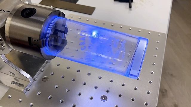 ☝Искусство преображения: сложные узоры на стекле с помощью UV лазерного маркера LiMark.👍