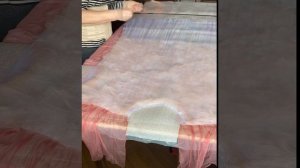 Валяние летнего платья из шерсти и шелка.  Мастер-клас?