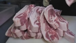Свиная грудинка самгёпсаль, ассорти из свиной шеи