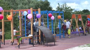 В станице Гостагаевской открыли детскую площадку