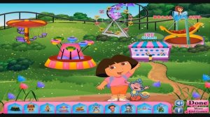 Даша следопыт отдыхает в луна парке. Создаем парк мечты с Дашей путешественницей. Детский мультик.