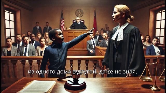 ЧЕРНЫЙ МАЛЬЧИК ГОВОРИТ СУДЬЕ: «ТЫ МОЯ МАТЬ» — ЗАЛ СУДА смотреть онлайн