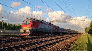 ЭП20-075 с поездом №3 "Кавказ" Кисловодск–Москва у входного Перово