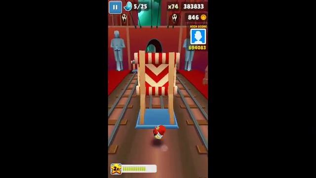 Subway Surfers Играем и тестируем на взломе смотреть онлайн