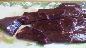 Говяжья печень жареная