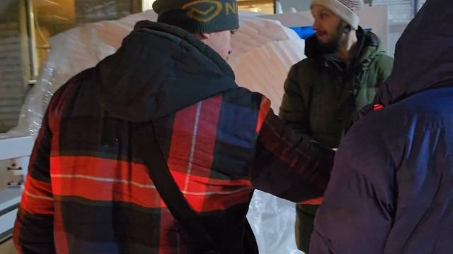 Приехал новый станок. Присадка.   #мебель #мебельназака