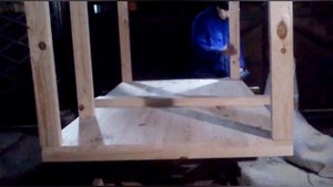 Большая собачья будка с тамбуром. Дом для алабая своим