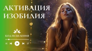 Активация Изобилия. Исцеление Судьбы от Бедности, Включи и Активируй Поток Чудес, Богатства и Света