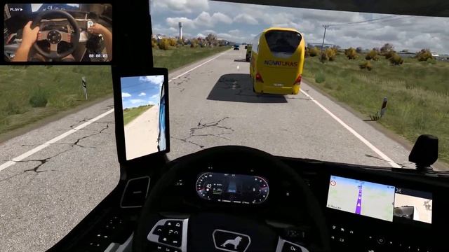 🚛по Казахстану:Танцы на остановке и пробка из-за трак
