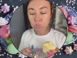 ASMR crunch of chalk&clay_Хруст в кружочках из Telegram
