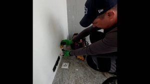Установка розетки 32А