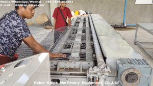 Линия по производству сетки для габионов в Мьянме