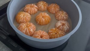 #шарлотка с мандаринками