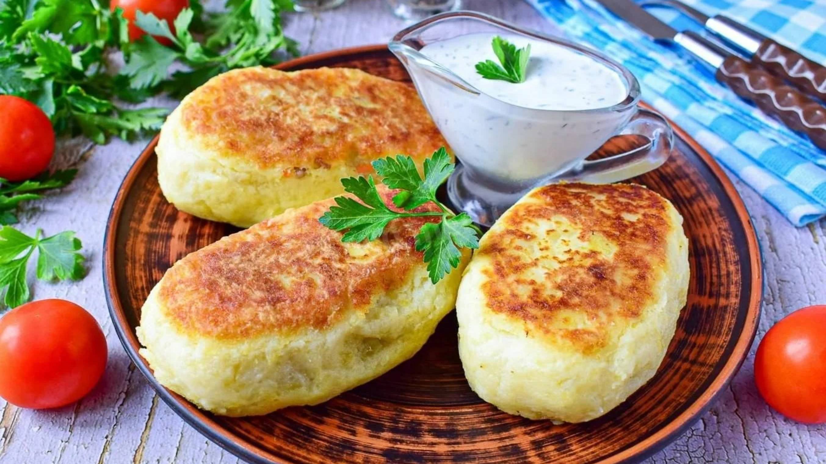 Картофельные зразы — хрустящие снаружи, мягкие внутри! 🌯🥔