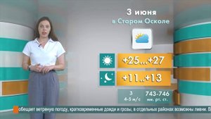 Погода в Старом Осколе на 3 июня