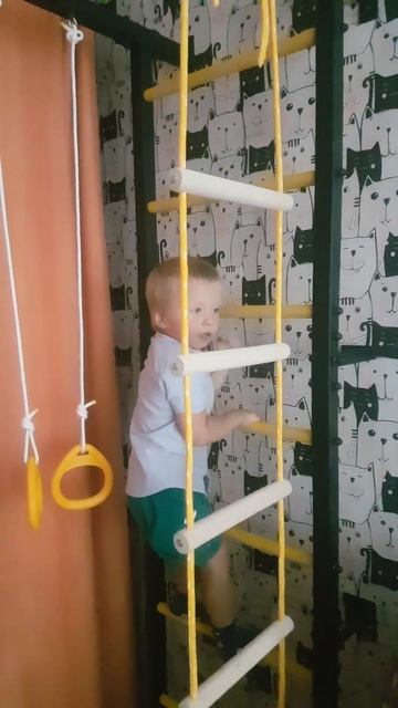 Купили шведскую стенку РАДОСТНЫЙ МАЛЫШ смотреть онлайн