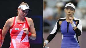 05.02.2025. Елена Рыбакина - Кэти Волынец. WTA Abu Dhabi. Elena Rybakina - Katie Volynets