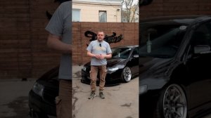 Установили перешитые сиденья Recaro с плетением в стиле Bottega Veneta в салон Honda Accord 7