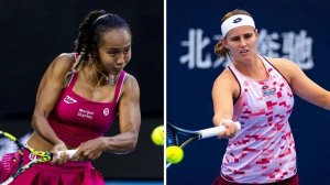 09.02.2025. Грет Миннен - Лейла Фернандес. WTA Doha. Greet Minnen - Leylah Fernandez
