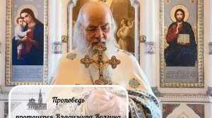 Проповедь протоиерея Владимира Волгина — Святых отцов I Вселенского Собора.(02.06.2025)