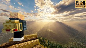 RTX 4080 vs Mount Everest map + Distant Horizons + Partrix + Mods