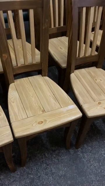 Стулья из массива 🌲#кухнямечты #столыистулья #мебель? смотреть онлайн