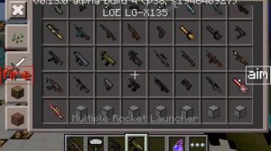 Мод на оружие для майнкрафт PE 0.13.0