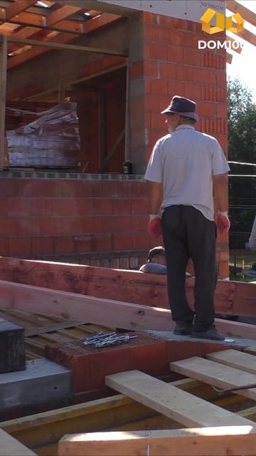 Стропильная система дома🏠 Процесс строительства в З? смотреть онлайн