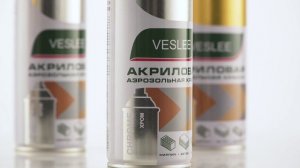 Аэрозольная декоративная краска Veslee