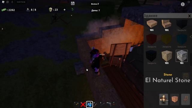 Защищаю свою базу от зомби в игре Colony survival смотреть онлайн