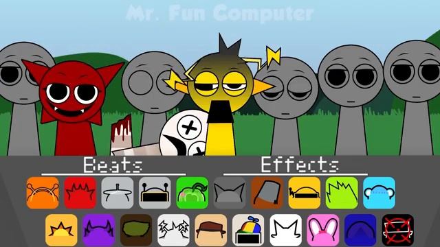 Incredibox Sprunki Retake, но Mroona убивает Wyrum!