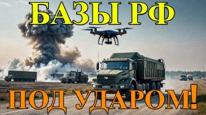 Украинские дроны атаковали базы РФ с грузовиков!