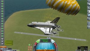 Почти идеальная посадка Шаттла в KSP !
