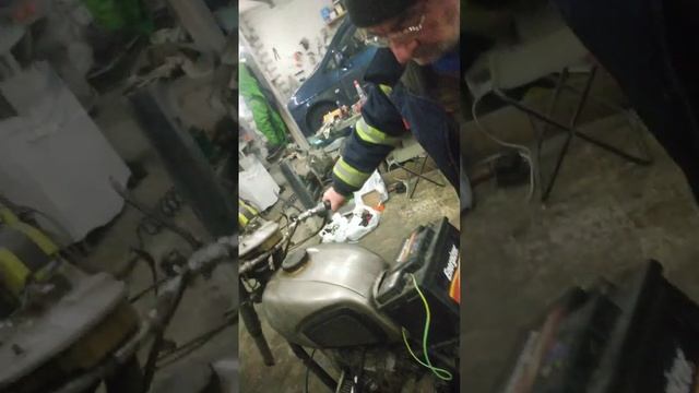 После двух летнего простоя завели Днепр