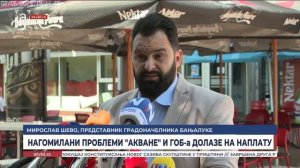Нагомилани проблеми Акване и ГОБ-а долазе на наплату
