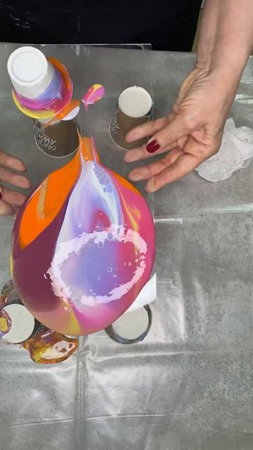 Флюид на стекле #Fluidonglass #art #fluidart #painting #краснодар смотреть онлайн