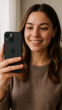 Распаковка iPhone 15 в черном цвете 🔥