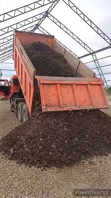 Доставка гравийного щебня, планировка, благоустройст? смотреть онлайн