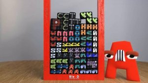 RUSSIAN ALPHABET LORE  (А-Я) COMPLETE | SOFTBODY TETRIS