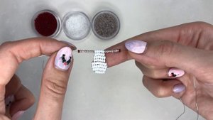 ГРИБ ИЗ БИСЕРА МУХОМОР ФИГУРКИ ИЗ БИСЕРА ПАРАЛЛЕЬНЫМ ПЛЕТЕНИЕМ ДЛЯ НАЧИНАЮЩИХ СХЕМА БИСЕР