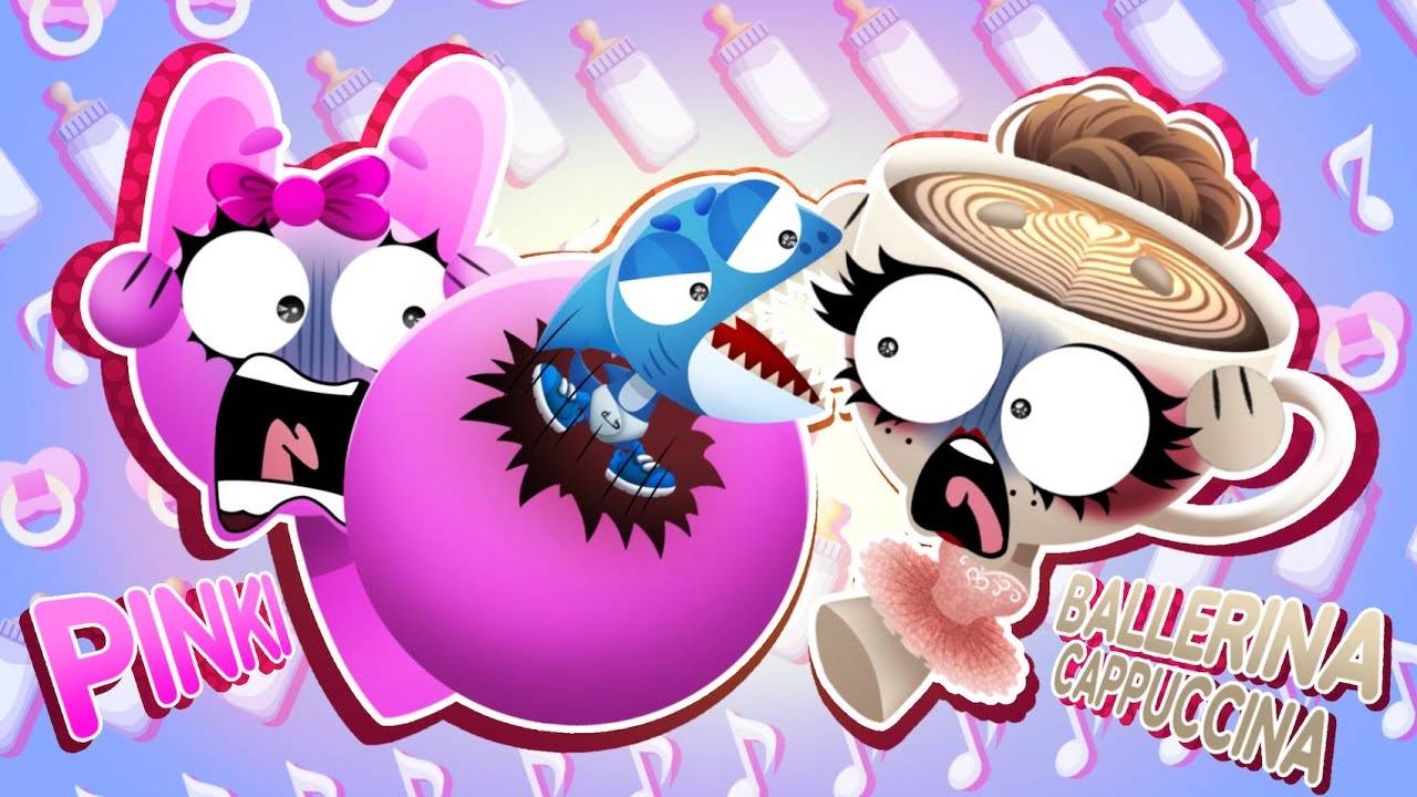 ИТАЛЬЯНСКИЕ ЖИВОТНЫЕ СПРУНКИ! МОД БЕРЕМЕННАЯ ПИНКИ И БАЛЕРИНА КАПУЧИНО смотреть онлайн