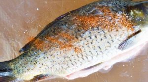 Карп с гречкой в духовке