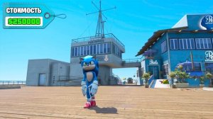 СОНИК ПРОКАЧАЛ ВОДНУЮ ГОРКУ за $1 ДО ВОДНОЙ ГОРКИ за $1.00