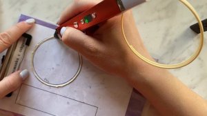 Рисуем 3D ручкой. Трафарет для 3D ручки "Круглая пироженка"