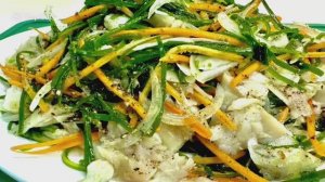 Салат «Морской»-полезный,яркий,вкусный салат с морепродуктами!