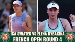 01.06.2025. Елена Рыбакина - Ига Швёнтек. WTA Roland Garros. Elena Rybakina - Iga Świątek
