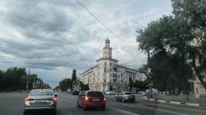 Езда на автомобиле по улицам Воронежа. Путешествие из Нальчика в Курск. Май 2025 года