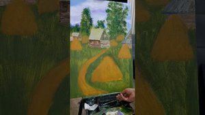 "Деревня" холст масло 50*70